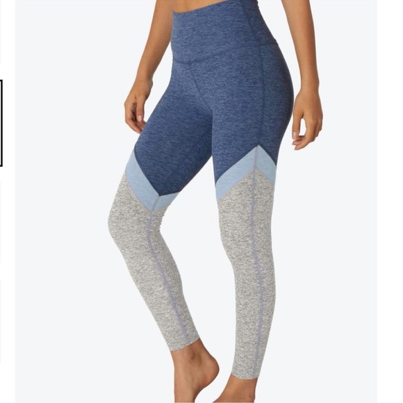 Beyond Yoga Pants - Beyond Yoga Spacedye Tri-Panel High Waisted Midi Legging